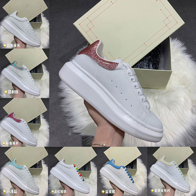 

2021 designer men women espadrilles flats platform oversized shoes espadrille flat sneakers Little white alexander mc mcqueens mcqueen mqueen shoes, Black