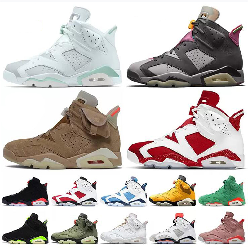 

Jumpman 6 Travis Outdoor Shoes Red Oreo Tiffany Blue 6s Bordeaux Gold Hoops British Khaki UNC Mens Womens VI Cactus Jack Hare Pink Sports Sneakers Trainers, As photo 19
