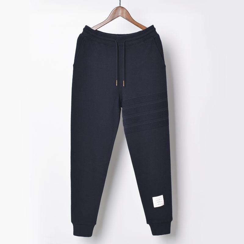 TN hommes Jacquard rayé pantalons longs mode coton pantalons de survêtement hommes taille moyenne Jogging jeunesse Sport pantalon