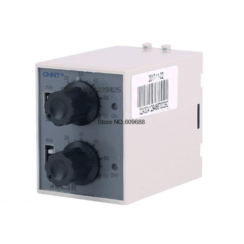 

Smart Home Control CHNT JSZ3R Reciprocating Double Cycle Time Relay Switch Timer Small Adjustable Controller
