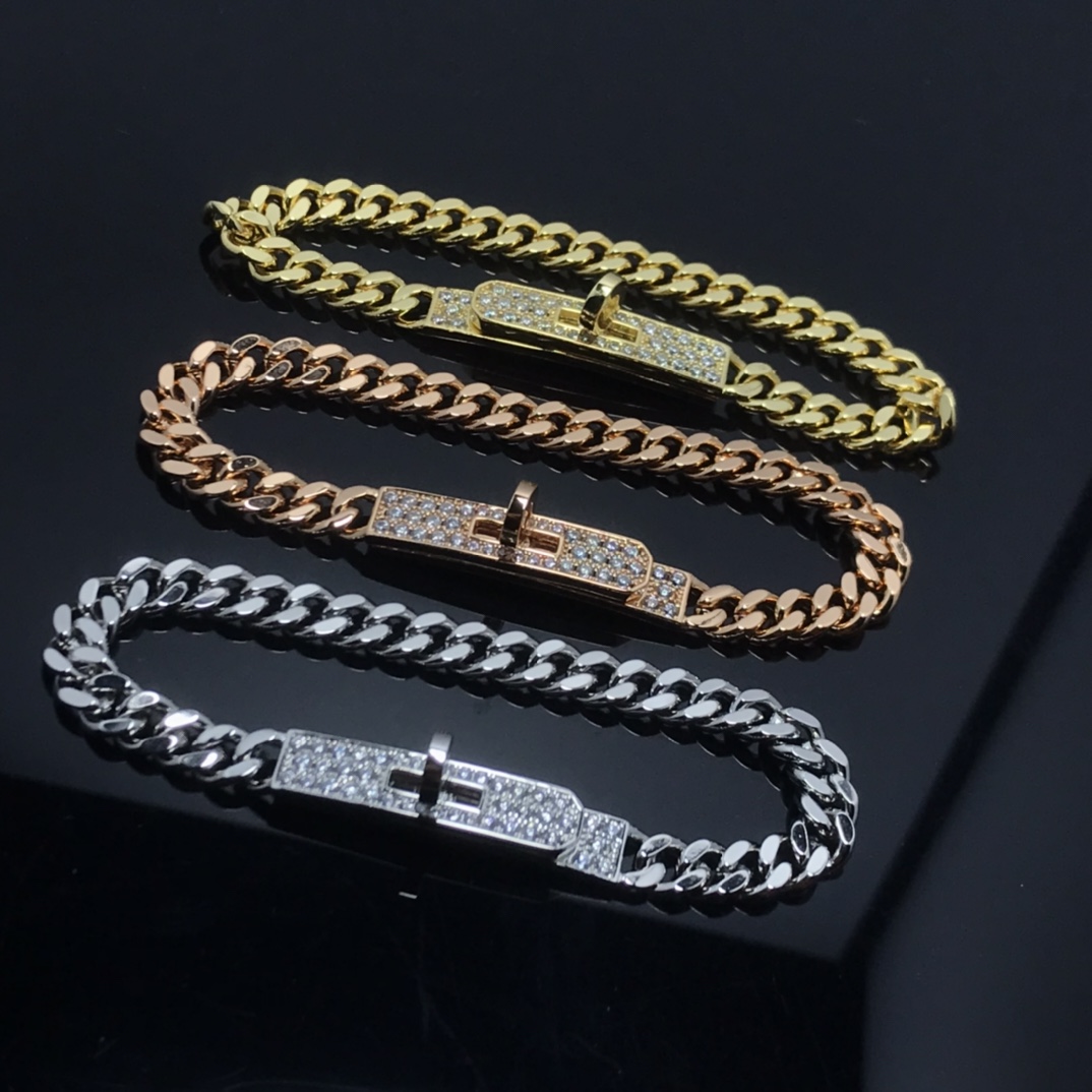 

Top Fashion Designer Bangle Bracelet Rose Gold Full Brick Bracelets Men and Women 18K Golds Light Luxury Hundred Matching Gift Box