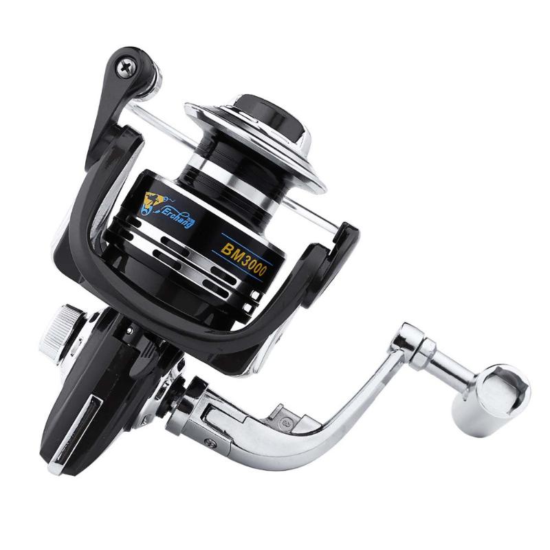 

Erchang Carbon Drag Spinning Reel With Larger Spool Sea Boat Fishing For Bass Pike Baitcasting Reels