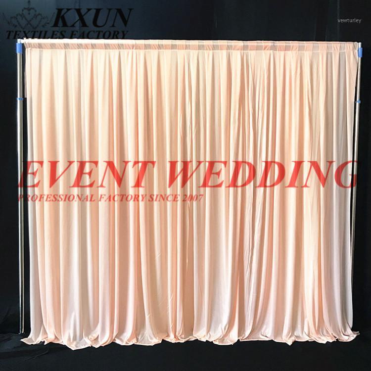 

Party Decoration Wholesale Price Ice Silk Wedding Backdrop Curtain Stage Background