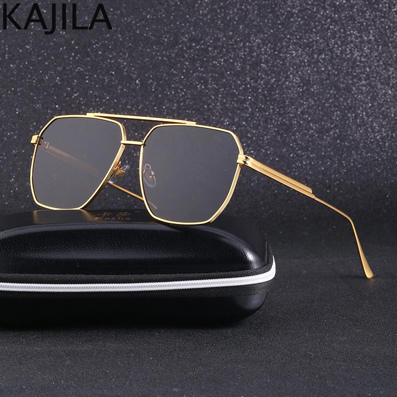 

Sunglasses Vintage Polygon Men 2021 Channel Retro Square Sun Glasses For Male Fashion Big Frame Sunglass Oculos