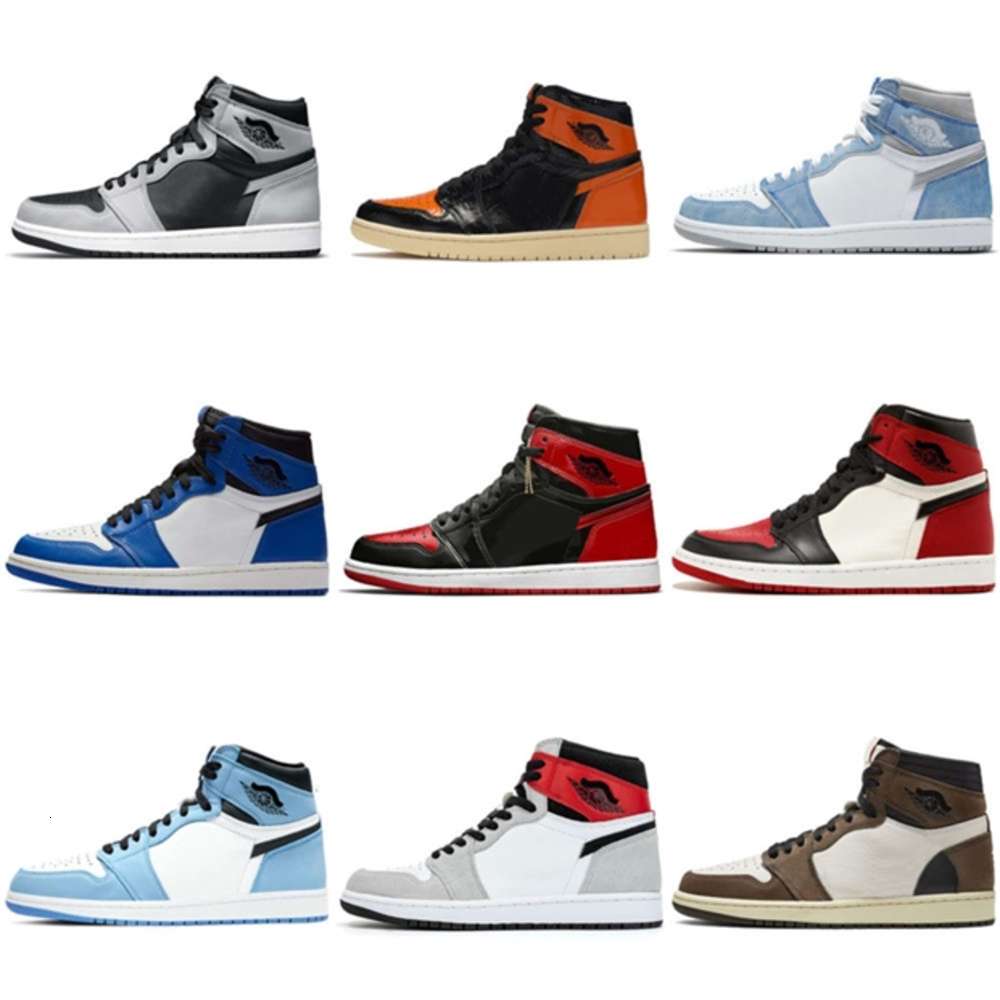 

2021 Release 1 High OG Bred Patent Shoes Travis Scott Fragment Chicago University Blue White Hyper Royal Union Shattered Backboard UNC aaronKwok, 18