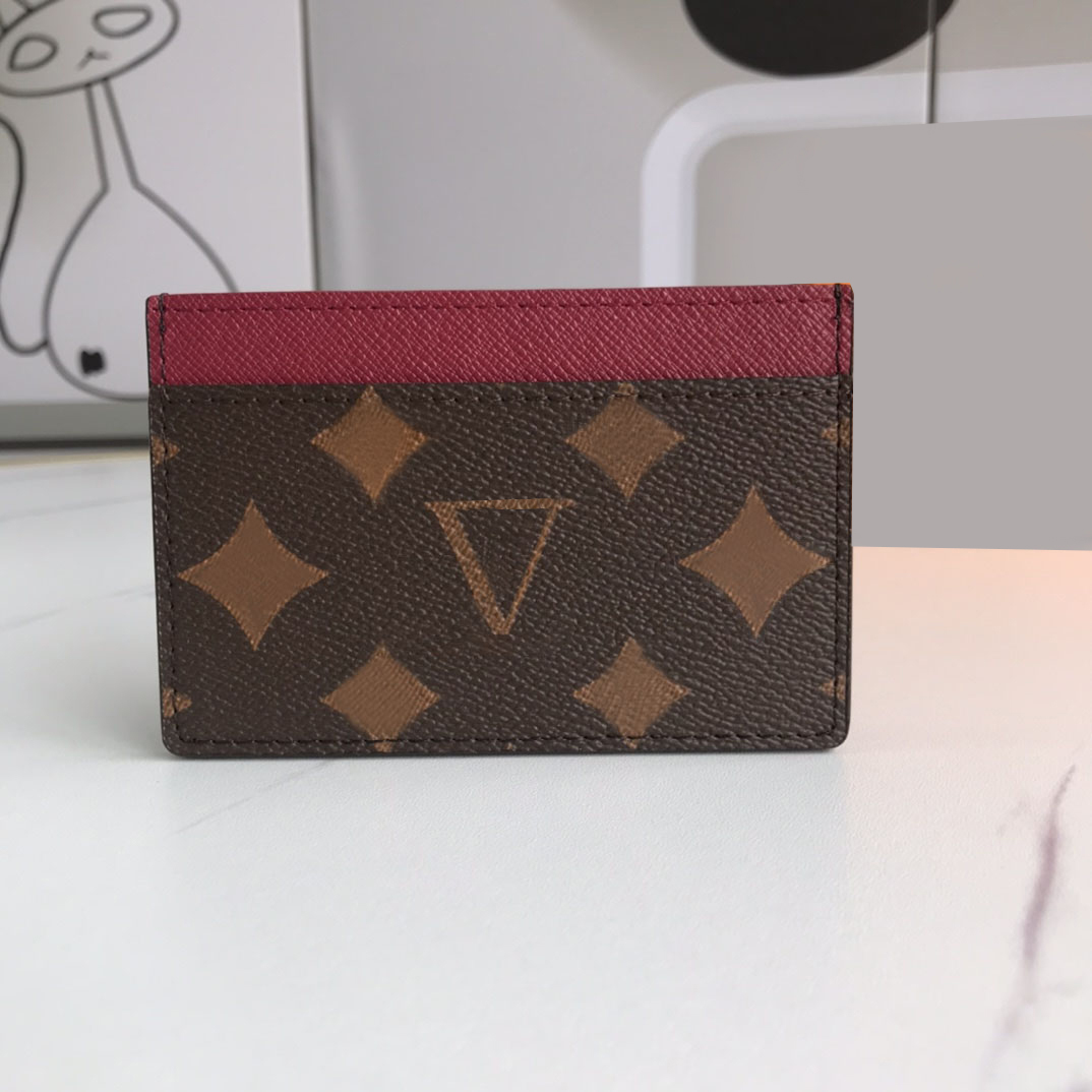 

2021 Fashion flowers designer wallets luxurys Men Women leather bags High Quality Classic Letters Key coin Purse Original Box Plaid card holder M61733, Not a product (extra freight)