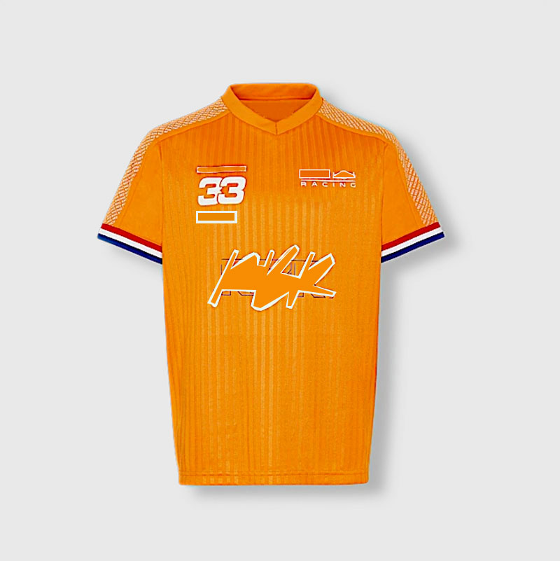 

2021 Summer New F1 Formula One Racing Suit World Championship Polo Shirt T-shirt Large Customizable Verstappen Clothing