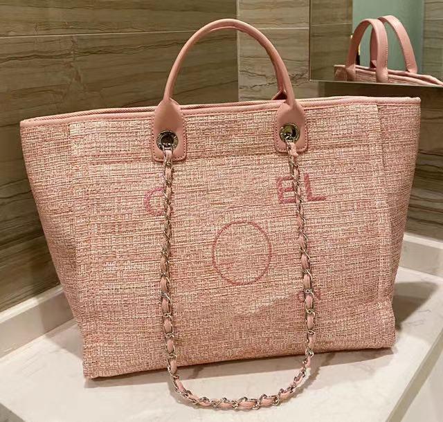 

2021 fashion classic leather piece of canvas beach bag large capacity mother shopping with high quality bags