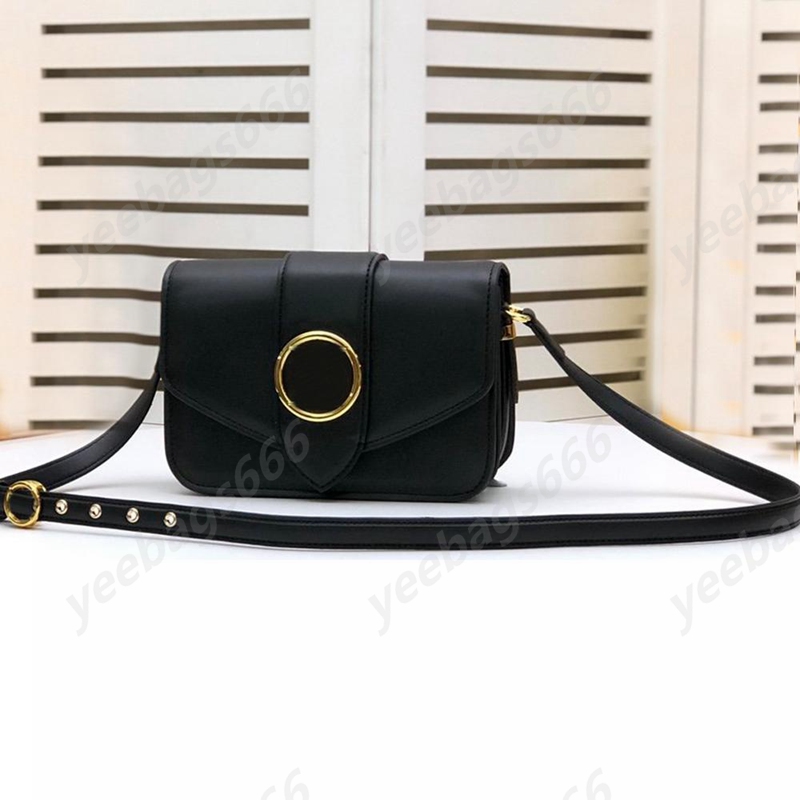 

Ladies LU PONT 9 handbag purse Ladies classic fashion gold buckle letter messenger bag