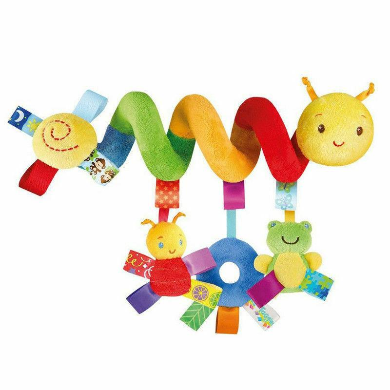 

Cute Activity Musical Spiral Crib Stroller Car Seat Travel Hanging Toys Baby Boys Girls Rattles Toy Parts & Accessories