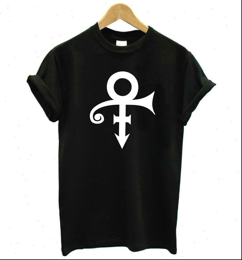 

prince love symbol print womens cotton casual funny tee hipster drop ship z 865, White