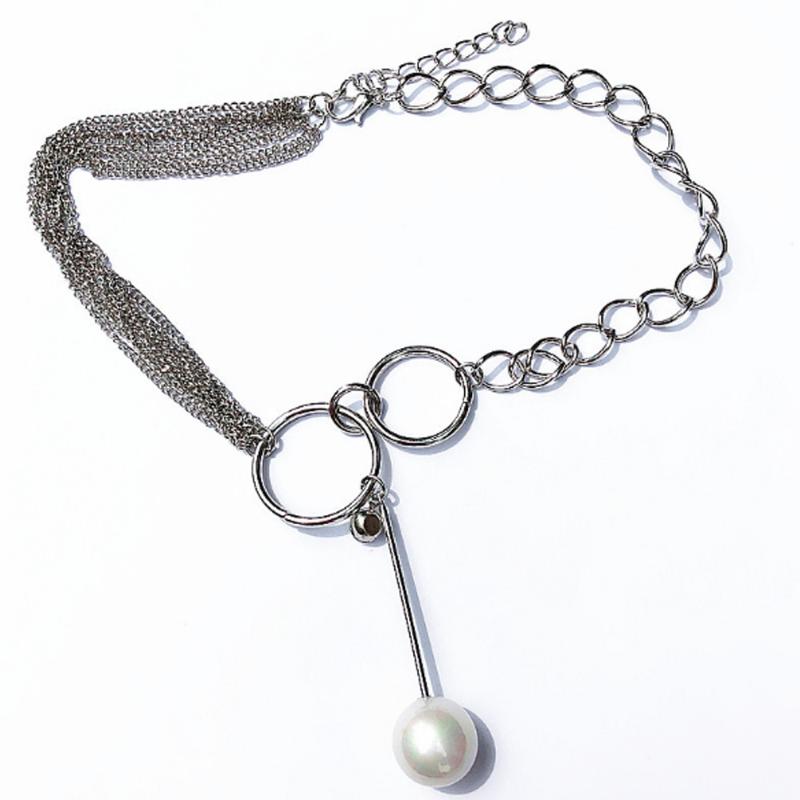 

Pendant Necklaces Simple Beautiful White Necklace For Women Casual Wear Delicacy Design Pearl Collares De Moda 2021
