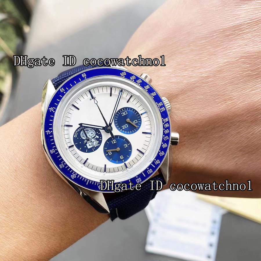 

NEWEST Men Mens 50th snoopys 1970 apollo's Limited Edition Luxury Watch Watches Automatic Movement Mechanical James bond 007 master montre de luxe Wristwatches, Watch box