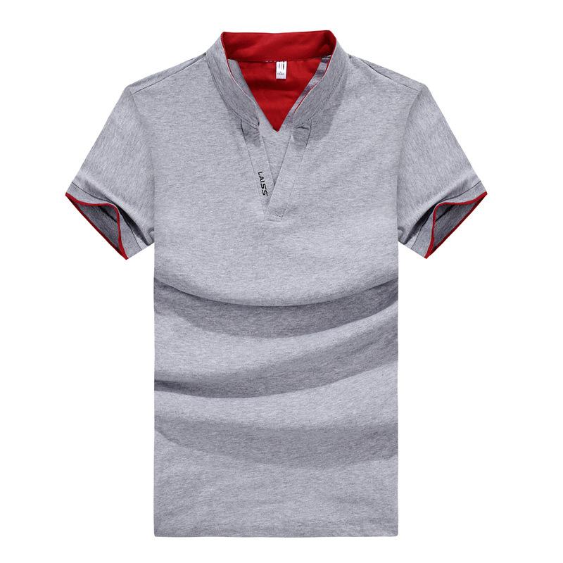 

Casual Men 2021 Shirts Fashion Printing High Streetwear Beach Solid Shirt Male Versatile Quality Short Sleeve Men's Polos, Black