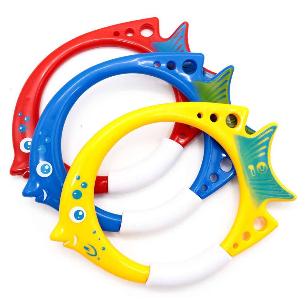 

Diving fish ring toy children's swimming pool training memory diving torpedo set