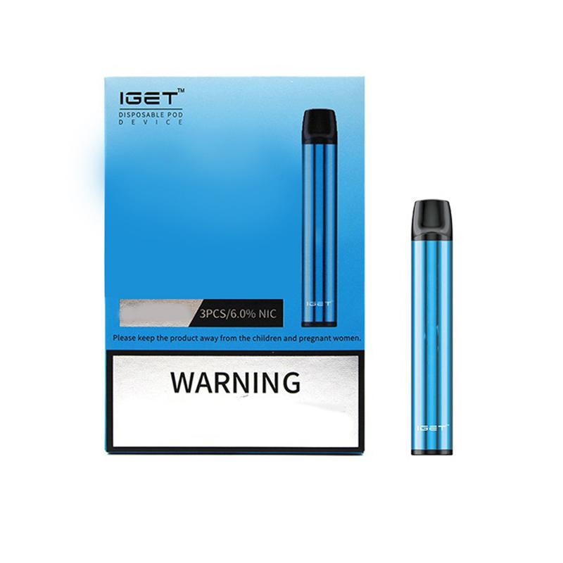 

Authentic IGET Shion Pods Disposable E-Cigarette Vape Device 25 Colors 600 Puffs 2.4ml Prefilled Portable Vapes Original Pen