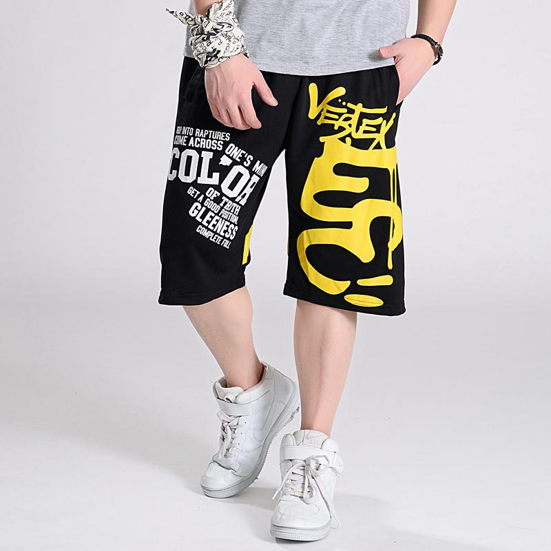 

Men's Loose Shorts Summer Men Cotton Short Pants Jogg Sportswear Casual Large Size, Black