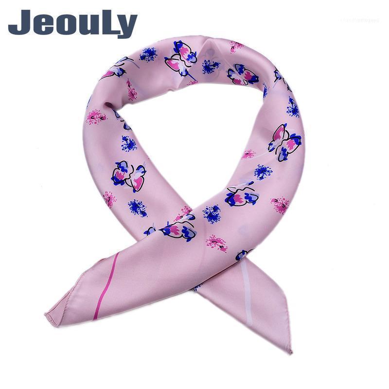 

Scarves 2021 In Europe And The Emulation Silk Small Square Madam Butterfly Printing Scarf Speed Sell Wholesale1