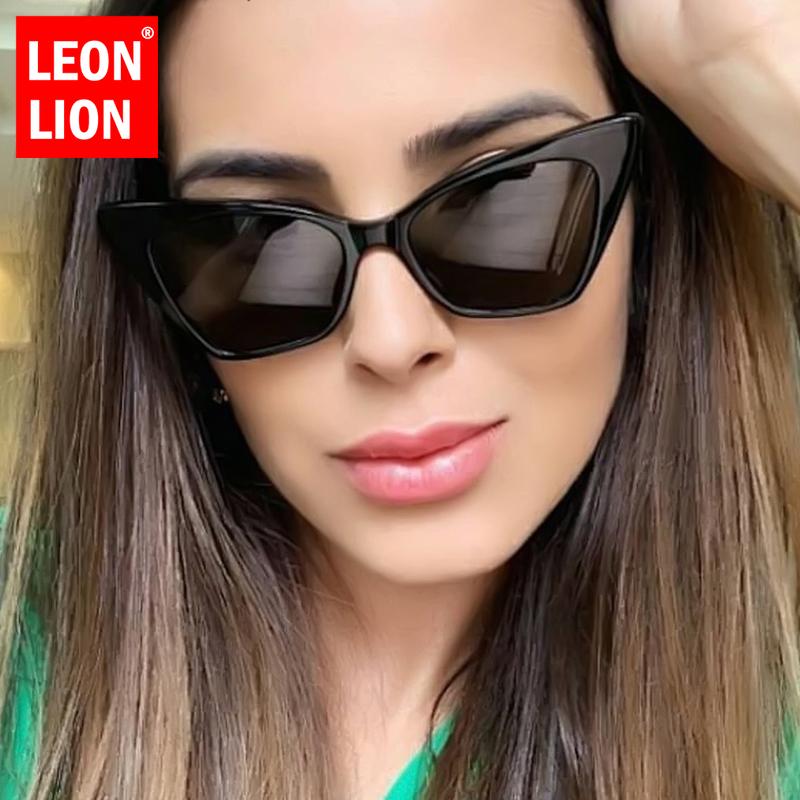 

LeonLion Cat Eye Sunglasses Women Brand Designer Eyeglasses For Women/Men Luxury Retro Glasses Sexy Vintage Gafas De Sol Hombre, White;black