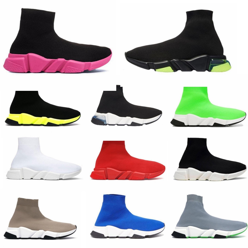 

sock boots platform socks shoes speed trainer mens trainers boot fashion casual Red White womens shoe Men women sneakers, 16