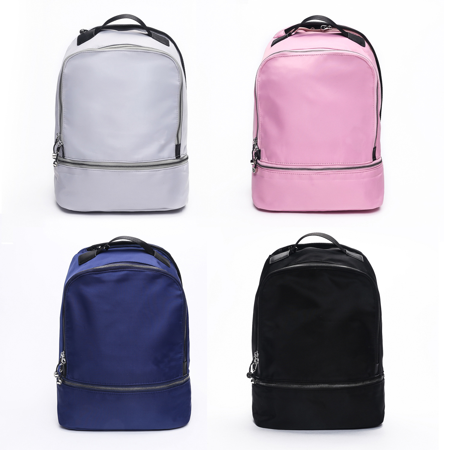 

Lulu Cross border backpack with metal zipper yoga sports high-end fashion backpack, Customize