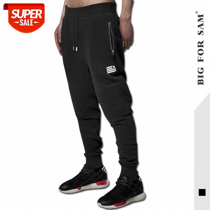 

BIGFORSAM men's ninja samurai tie foot Japanese sports pants casual #yP98, Black