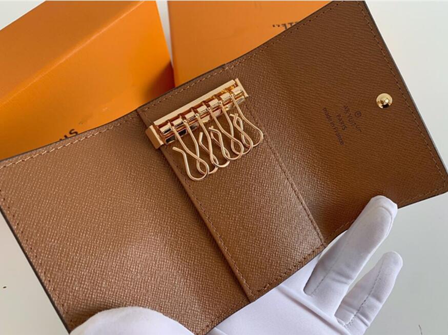 

high quality long Key Wallets LVLouisvittonfashion six buttonable leather women luxury 10color classic letter printed clutch with box, Red;blue