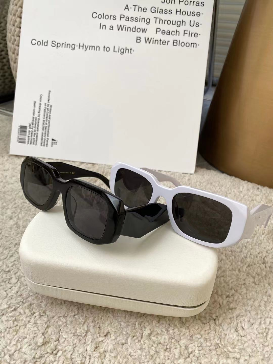 

PR Designer Sunglass Women Eyeglasses Outdoor Shades PC Frame Fashion Classic Lady Sun glasses Mirrors for Womens Luxury Sunglasses