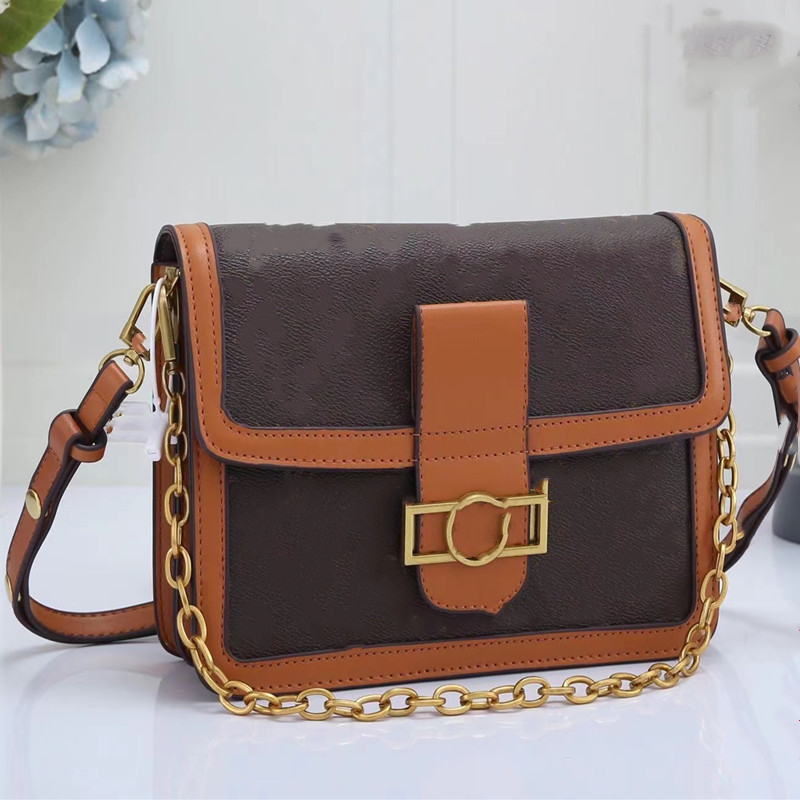 

2021 Hot Luxurydesigner Small Square Bag Classic top Quality Ladies Handbag Women Fashion Mother Crossbody Purse Handbags Shoulder Bags Chains Printing Walle, Clear