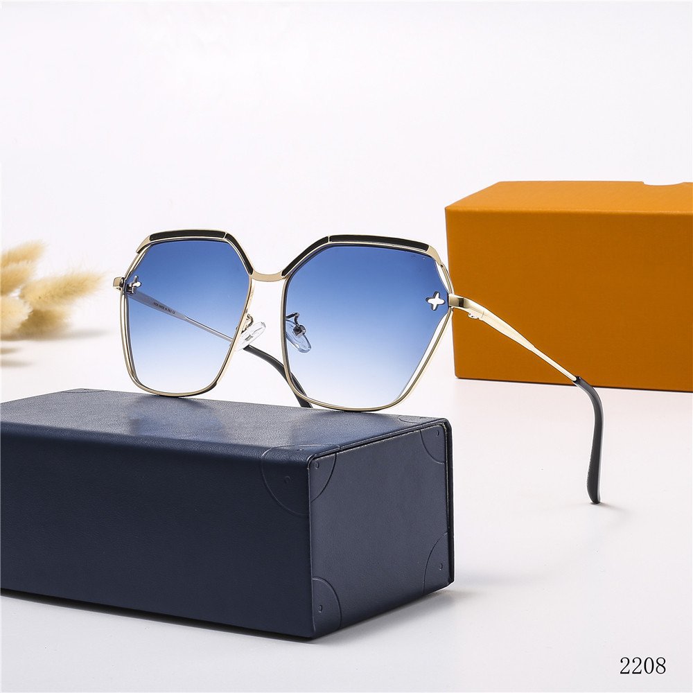 

Brand luxuryÂ designer sunglasses for women shades L2208V fashion aviator sun glasses eyewear accessories HIGH QUALITY casquette lunettes de, White;black