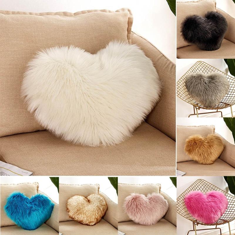 

Cushion/Decorative Pillow Soft Fur Plush Cushion Cover Home Decor Covers Living Room Bedroom Sofa Decorative Pillowcase 40*50cm Shaggy Fluff