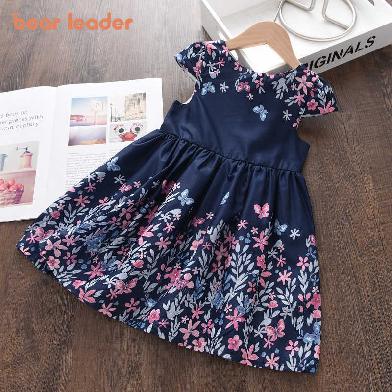 

Bear Leader Girls Casual Summer Dresses Trend Kids Baby Floral Costume Children Fashion Sleeveless Vestidos Cute Outfit 3-7Y 210708, Ah4465pink