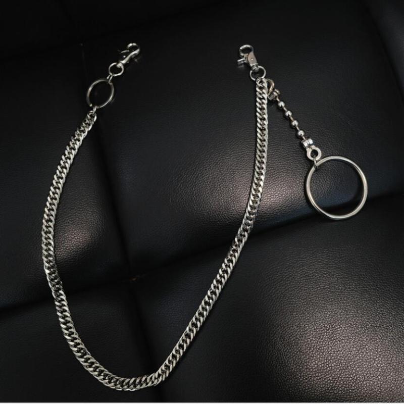 

Keychains 2021 Hip Hop Punk Pants Trousers Wallet Key Chain Motorcyle Jean Gothic Rock