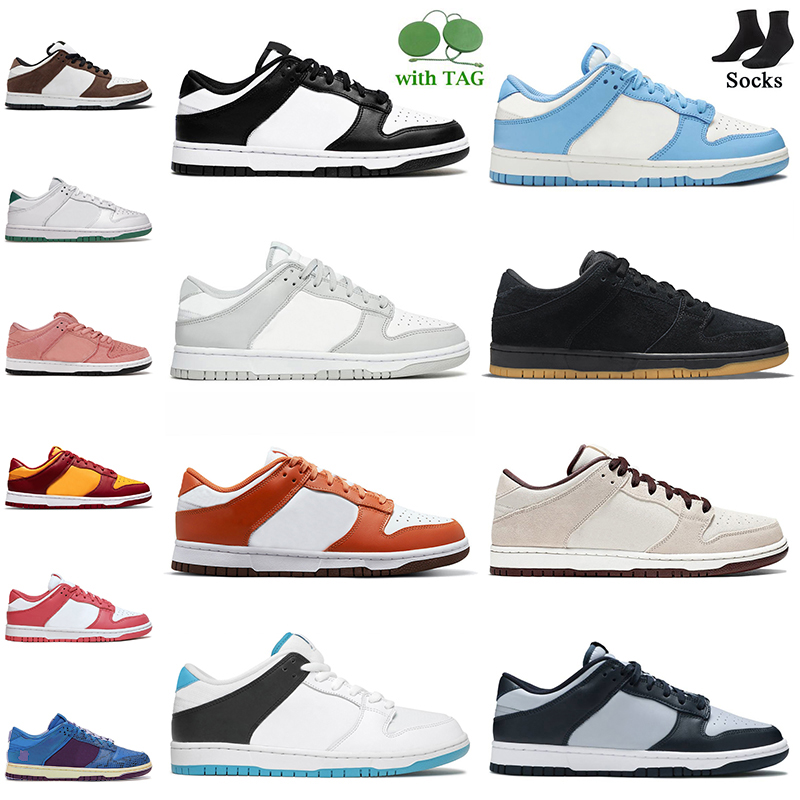 

Top Fashion Women Mens SB Dunks Running Shoes Low Skateboard Black White Coast Grey Fog Purple Pulse Georgetown UNC Mummy Pink Pig Laser Blue OG Trainers Sneakers, C16 university red 36-45