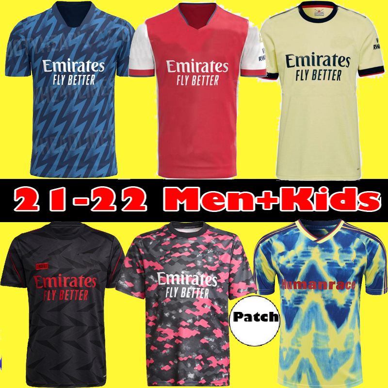 

Arsen 4th soccer jersey Gunners 21 22 PEPE SAKA THOMAS WILLIAN NICOLAS TIERNEY 424 collection Pre Match football shirts 2021 Men Kids Kit, F r a n c e