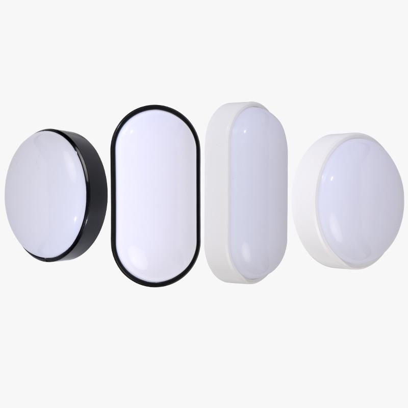 

Modern LED Wall Lamps Moistureproof Front Porch Ceiling Light Surface Mounted Oval For Outdoor Garden Bathroom Lighting Lamp dust and bug proof