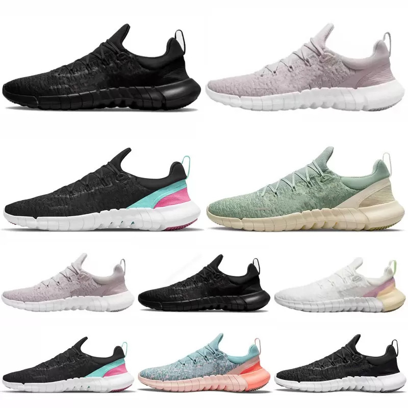 

2022 Top Free RN 5.0 men Running Shoes wolf grey blue hero platinum tint black anthracite vast white gym red women mens trainers sneakers