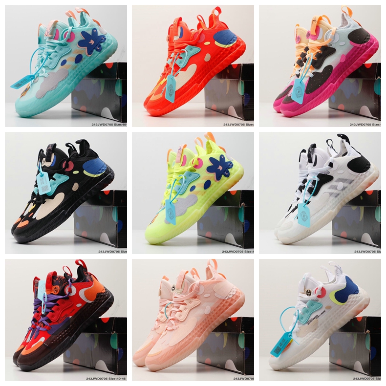 

2021 James Harden 5 Vol.5 Mens Basketball Shoes black white red green blue training Sneakers Sports Running Shoe Size 40 41 42 43 44 45 46