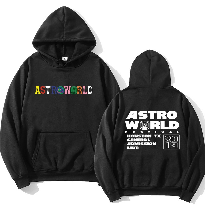 

Nagri 2019 fashion brand wear star new album three dimensional embroidery loose hip hop men' sweater, Black / white