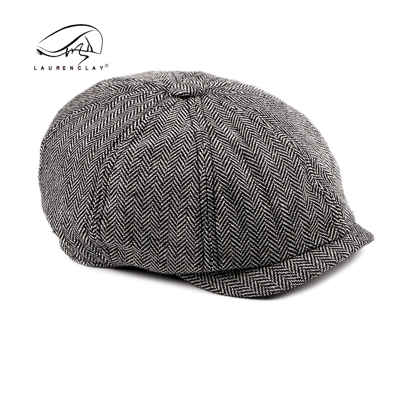 

Tweed Gatsby Newsboy Cap Men spring summer Hat Golf Driving Flat Cabbie Unisex Berets peaky blinders hats