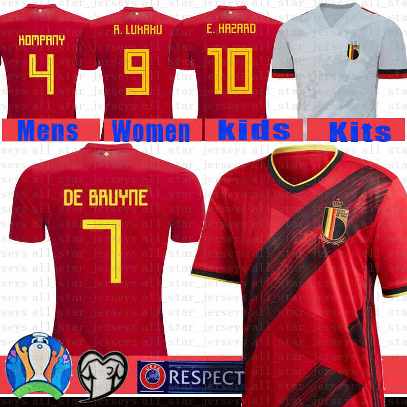 

mens Belgium Soccer Jersey 7 DEBRUYNE 10 E.HAZARD Football 9 LUKAKU 4 KOMPANY 14 MERTENE Shirt Maillots de foot, Black;yellow