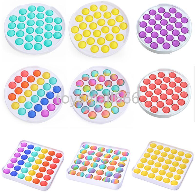 

Tiktok Hot Push Bubble Sensory Fidget Toys Silicone Stress Reliever Toy Squeeze Sound Bubble Board Desk Toy For Students