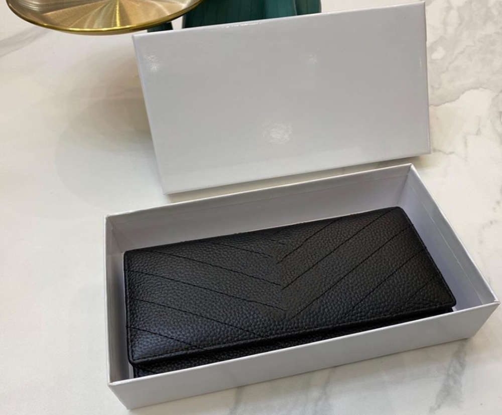 

High Quality UNISEX wallet long purse for women AND MEN leather wallets fashion style, Red;black