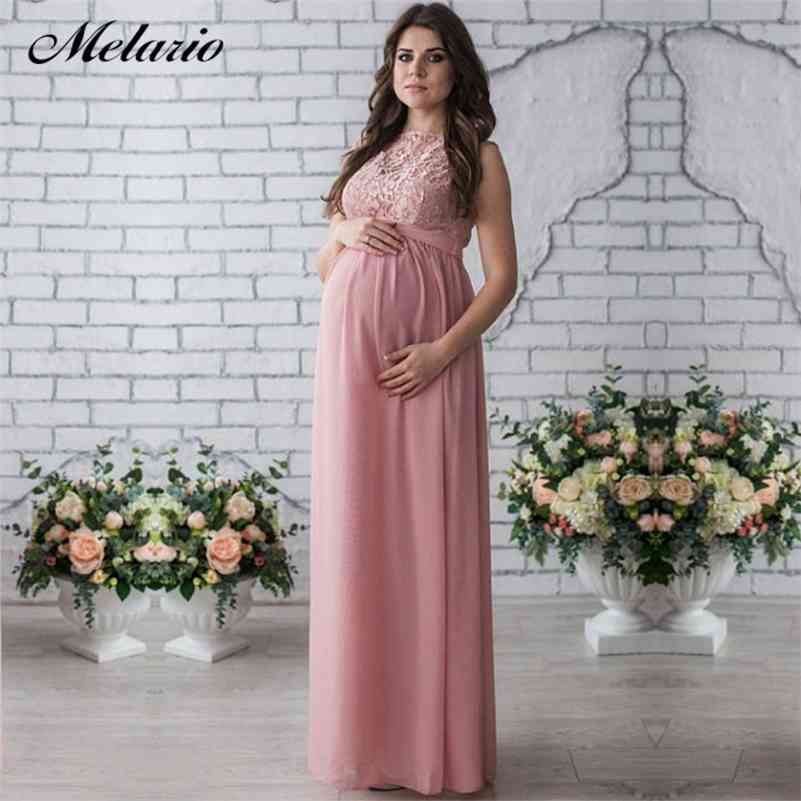 

Melario Maternity Dress Pregnancy Clothes Pregnant Women Lady Elegant Vestidos Lace Party Formal Evening Pragnancy 210721, Af126white
