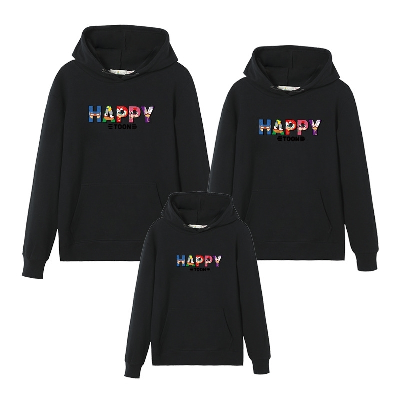 

Custom clothes a family of three 2020 new mother-child sweater mother's women's coat parent-child autumn style, Black