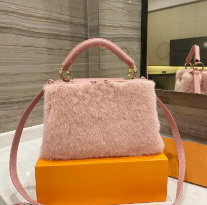 

Top Handle Bags Designers Rabbit Handbags Purses fashion Women Totes Handbag Ladies Crossbody Shoulder Bag Capucin Senior Wallet, Pink