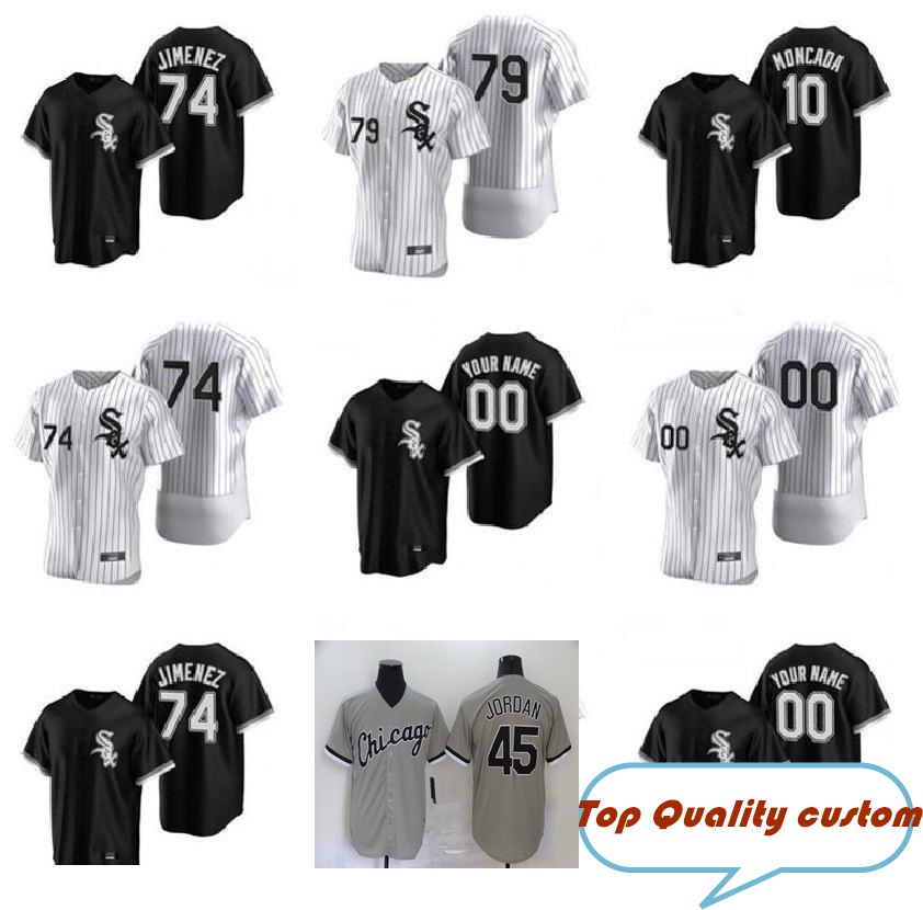 

Custom 72 Carlton Fisk Jersey 88 Robert 79 Jose Abreu 45 Michael Frank Thomas Tim Anderson Yoan Moncada Jackson Stitched Baseball Jerseys, Blue;black