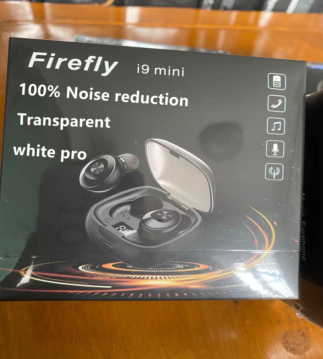 

100% Noise cancel ANC TWS Headphone Mobile phone synchronization serial number pro pop up window Bluetooth Earphones paring