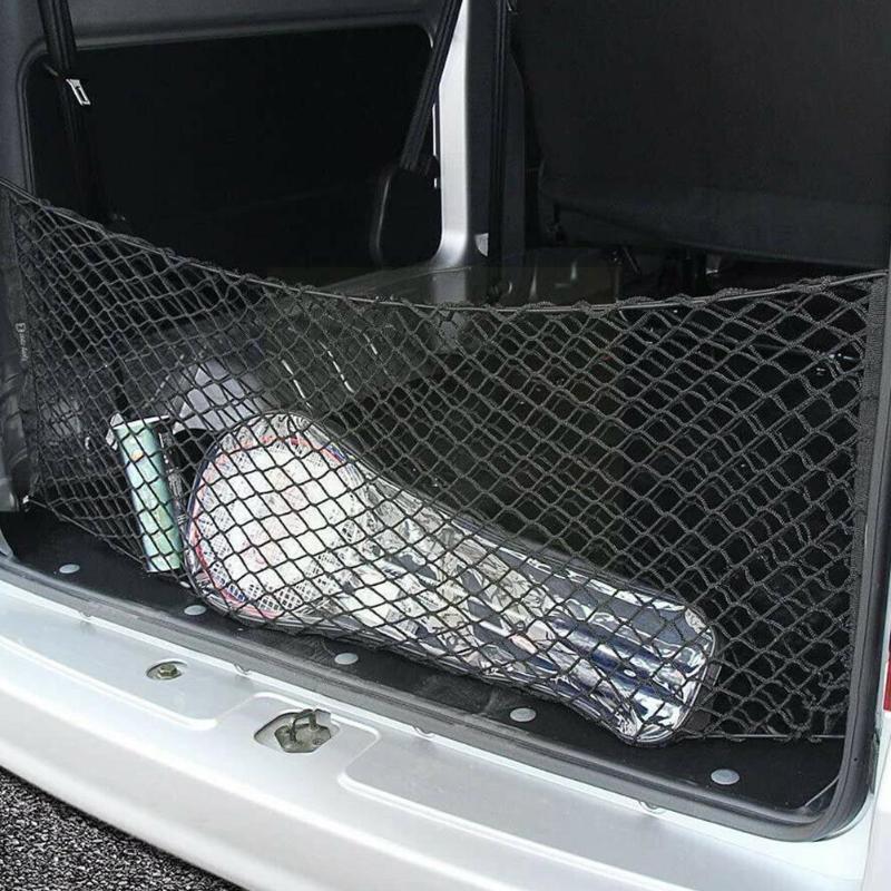 

Car Organizer Universal Trunk Net Bag Storage Elastic Cargo Interior Stretchable Mesh Network Pocket Lugg G4J2