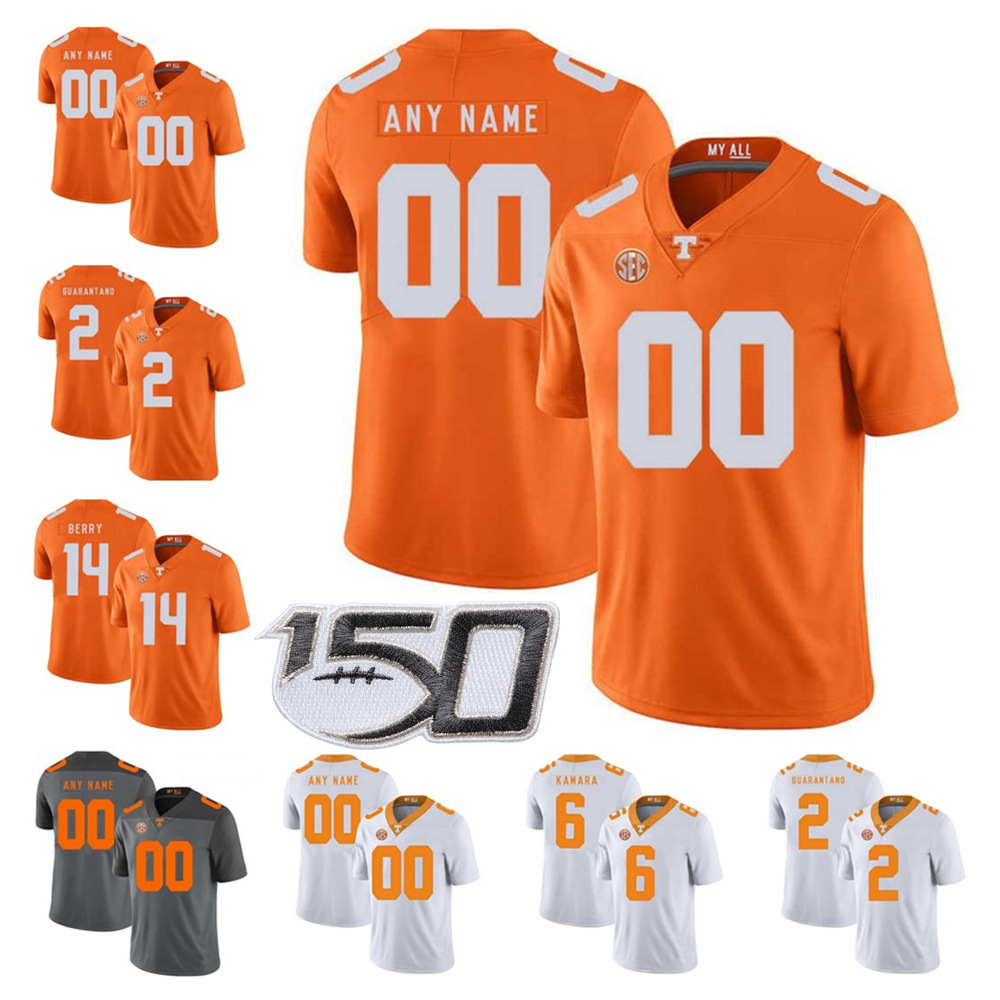 

2021 Tennessee Volunteers College Football Jersey Henry To'o Kenny Chesney Will McBride Jalen Hurd Joshua Dobbs Jerseys Custom Stitched, Colour 2